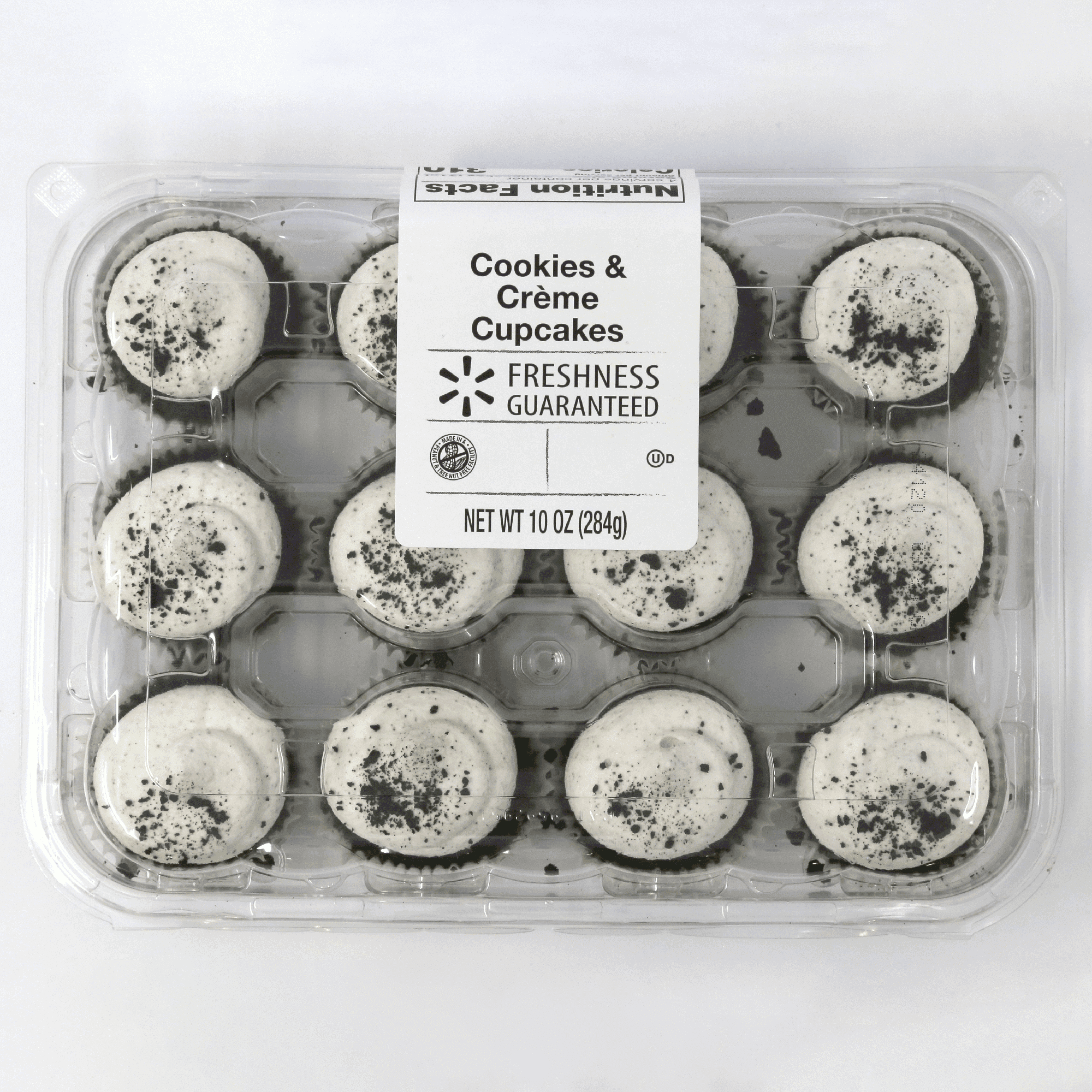 Freshness Guaranteed Cookies & Creme Mini Cupcakes 10 oz, 12 Count