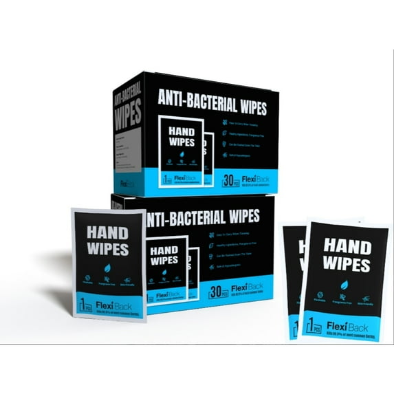 30pcs Alcohol Wipes in Individual Packets - Handy Wipes for Quick Cleanups, Keyboards & Door Handles-Perfect for Cleaning Phones