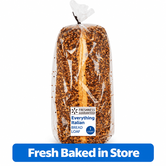 Freshness Guaranteed Everything Italian Bread Loaf, 14 oz, 1 Loaf