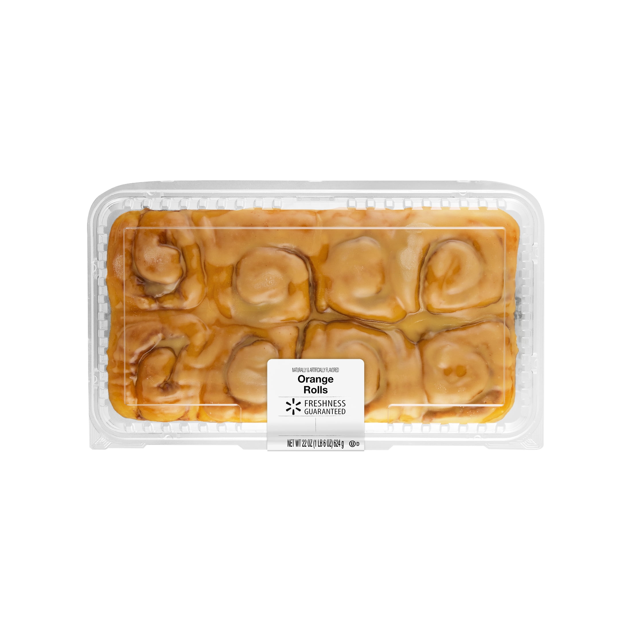 Freshness Guaranteed Orange Rolls, 22 oz, 8 Count (Shelf Stable)