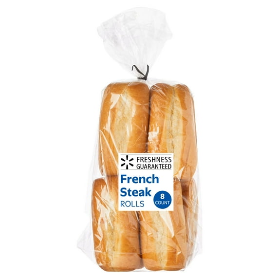 Freshness Guaranteed French Steak Rolls, 13 oz, 8 Count