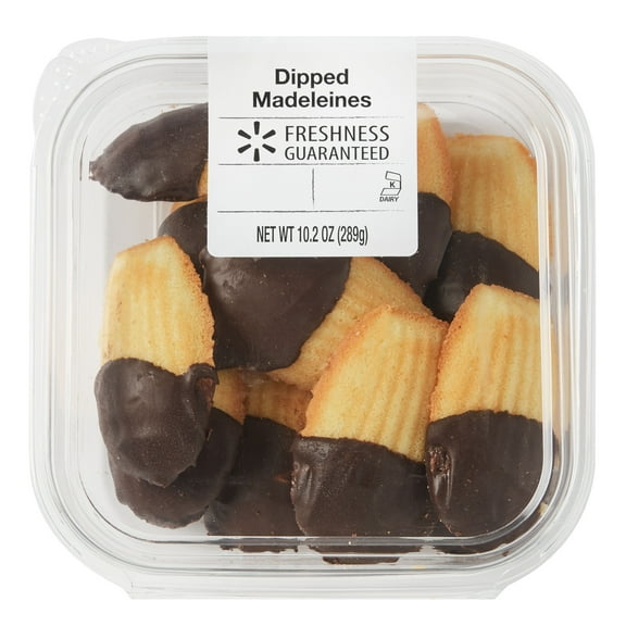 Freshness Guaranteed Fresh Chocolate Dipped Madeleines Cookies, 10.2 oz, 12 Count
