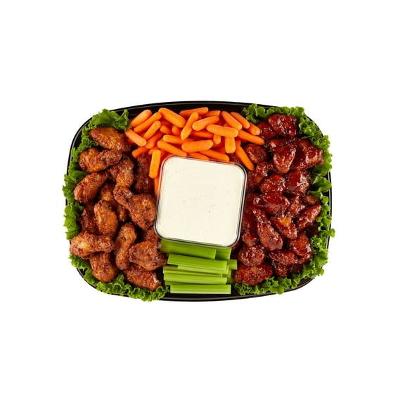 Freshness Guaranteed Fresh, Hot and Ready-to-Eat Chicken Wing Party Tray, Medium