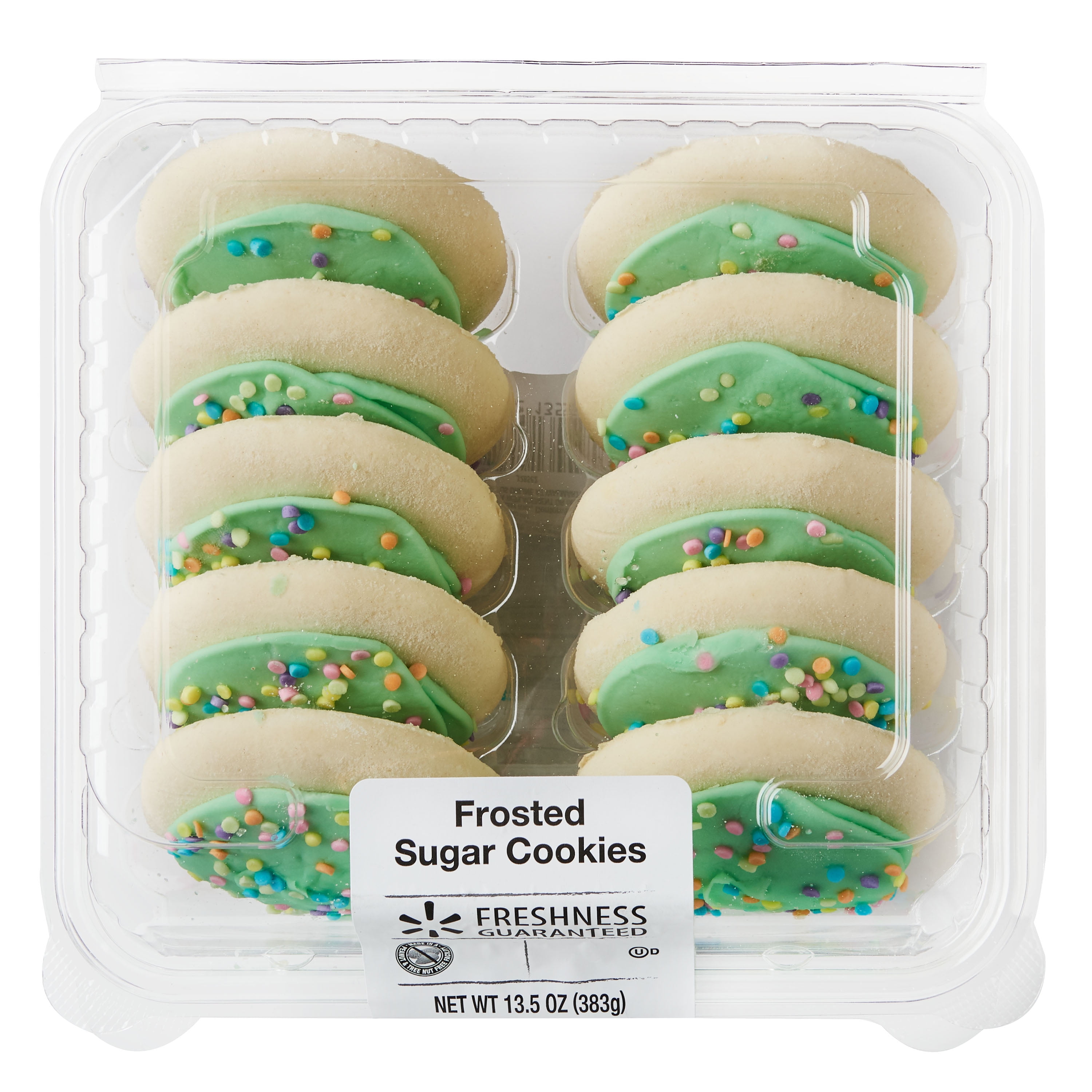 Freshness Guaranteed Frosted Sugar Cookies, 13.5 oz, 10 Count