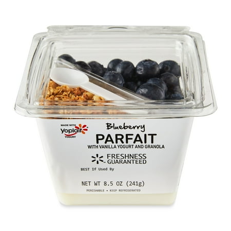 Freshness Guaranteed Greek Yogurt Parfait with Blueberries, 8.5 oz Plastic Tub