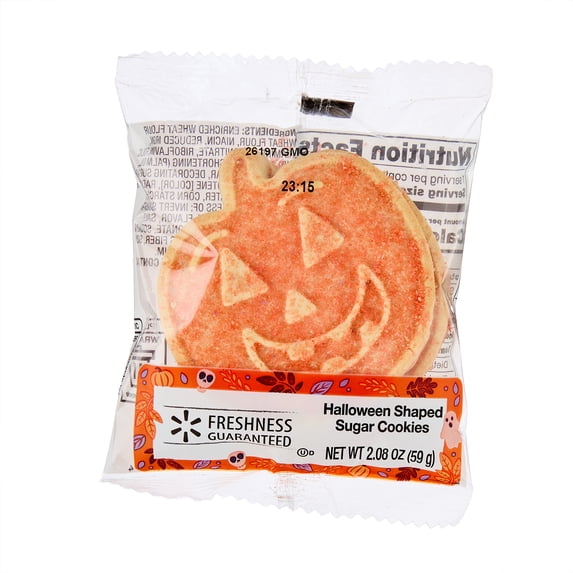 Freshness Guaranteed Halloween Shaped Sugar Cookies, 2.08 oz, 2 Count
