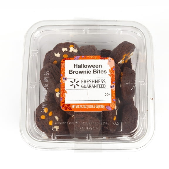 Freshness Guaranteed Halloween Brownie Bites, 22.2 oz (Bakery Fresh, Sweet Dessert)