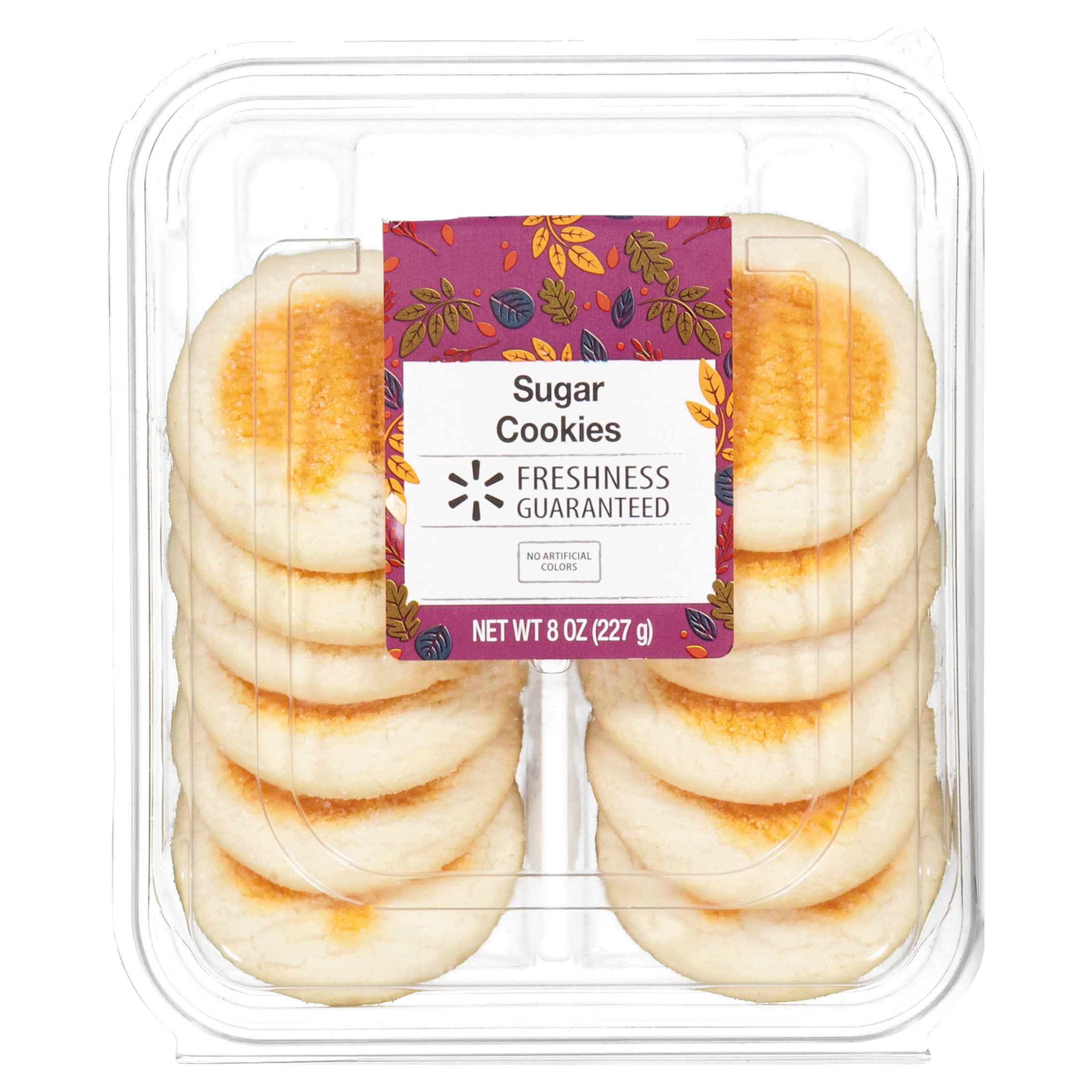Freshness Guaranteed Harvest Pumpkin Sugar Cookies, 8 oz, 12 Count