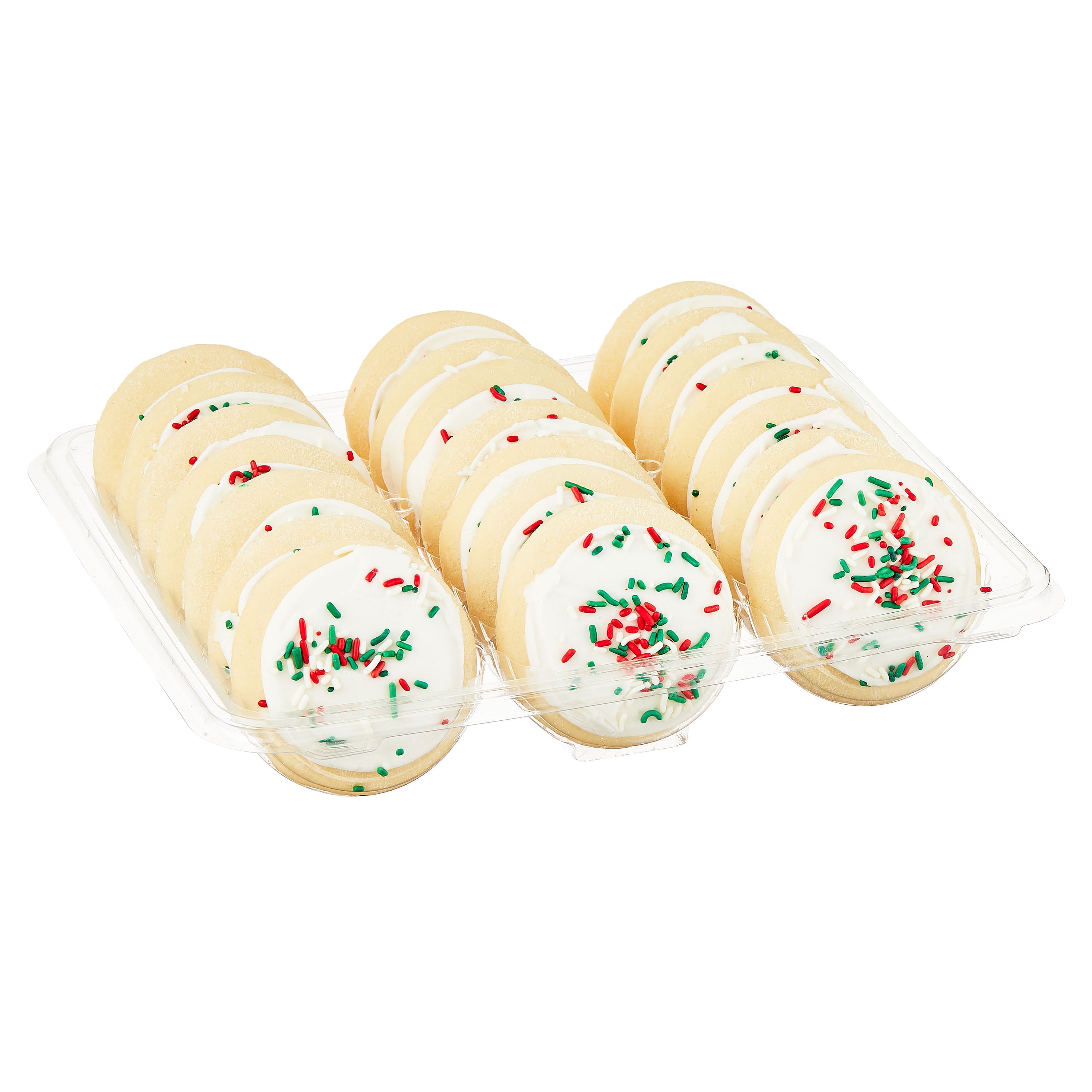 Freshness Guaranteed Holiday Frosted Sugar Cookies, 21 Ct Pieces, 28.3
