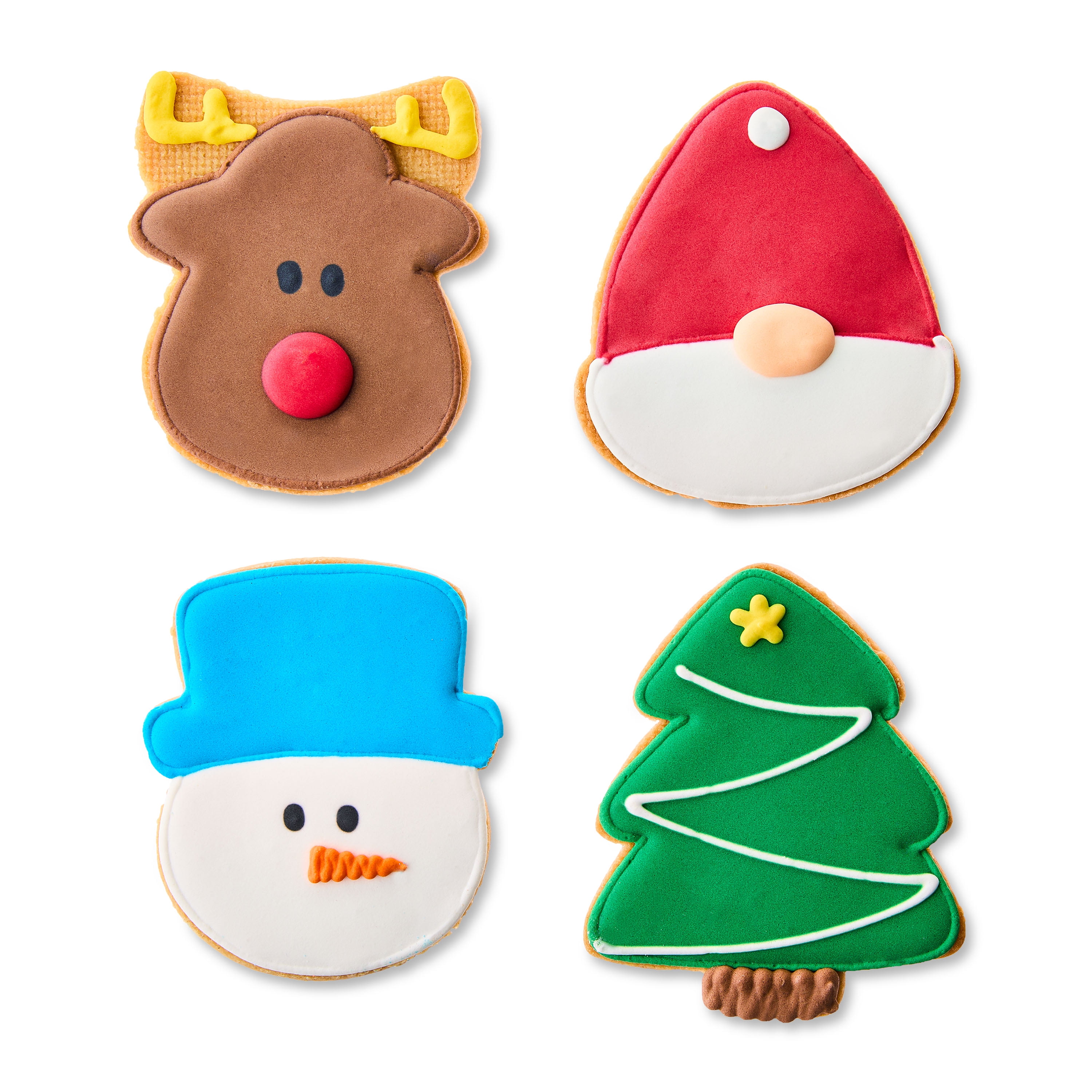 Freshness Guaranteed Holiday Hand-Decorated Ready-to-Eat Pre-Baked Vanilla Sugar Cookies, 2.2 oz, 1 Count