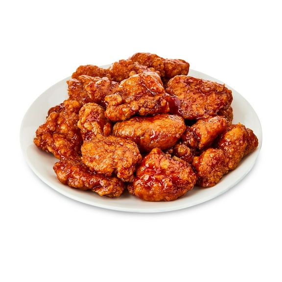 Freshness Guaranteed Hot and Ready-to-Eat Breaded Barbeque Boneless Chicken Wings, 16 Count