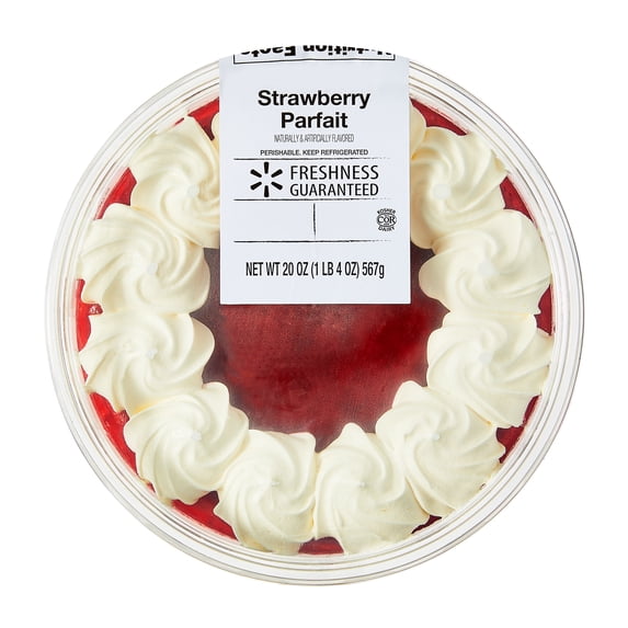 Freshness Guaranteed Strawberry Parfait 20 oz, 1 Count - No Allergens, Resealable Container