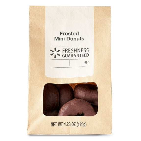 Freshness Guaranteed Mini Frosted Donuts, 4.23 oz Bag