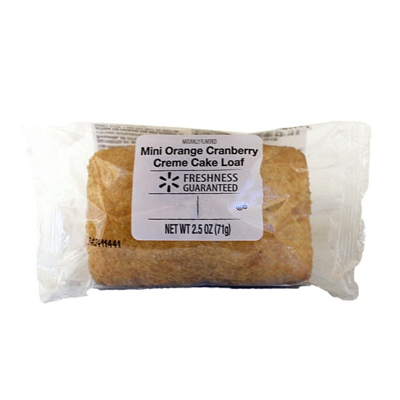 Freshness Guaranteed Mini Orange Cranberry Crme Cake Loaf, 2.5 oz