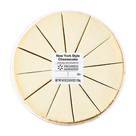 Freshness Guaranteed New York Style Full Cheesecake, 40 oz, 12 Count (Refrigerated)