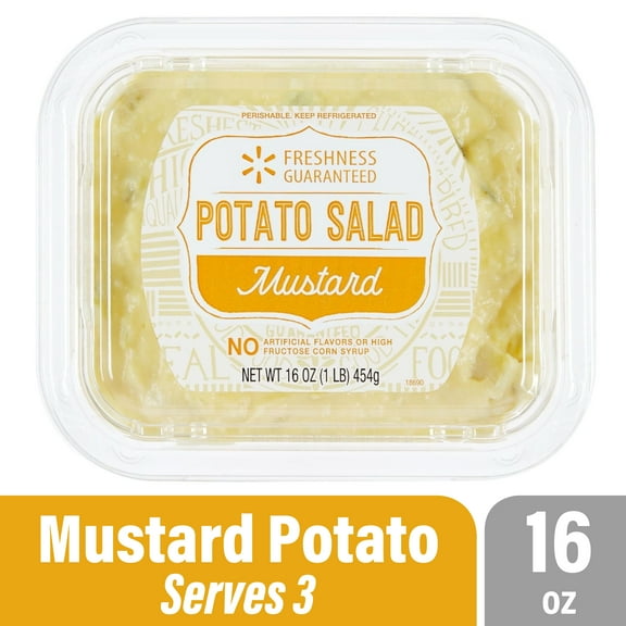 Freshness Guaranteed Original Ready-to-Serve Mustard Potato Salad, 16 oz Small Tub (Refrigerated)