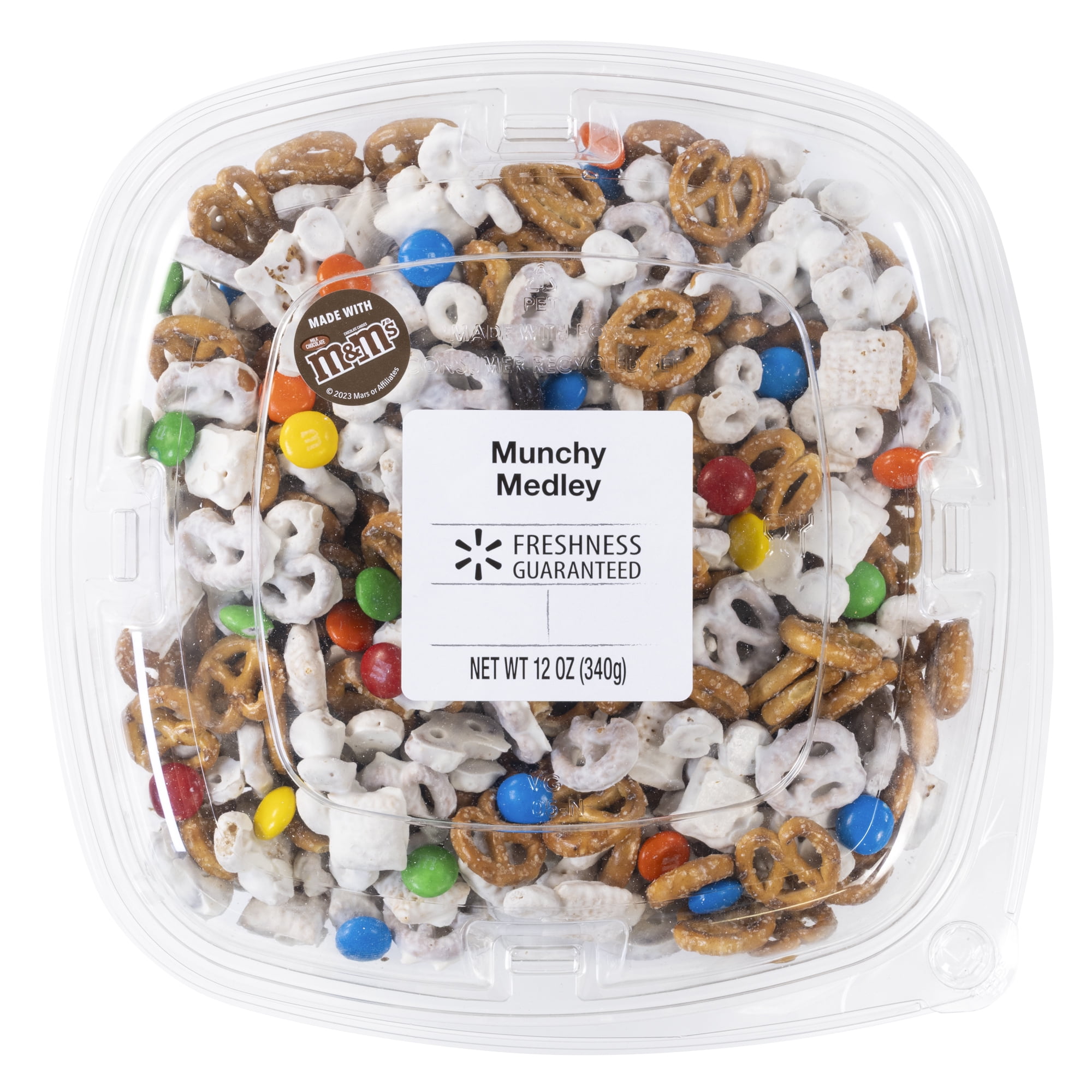 Freshness Guaranteed Patriotic Munchy Medley Snack, Ready to Eat, Reclosable Bowl, 12 oz