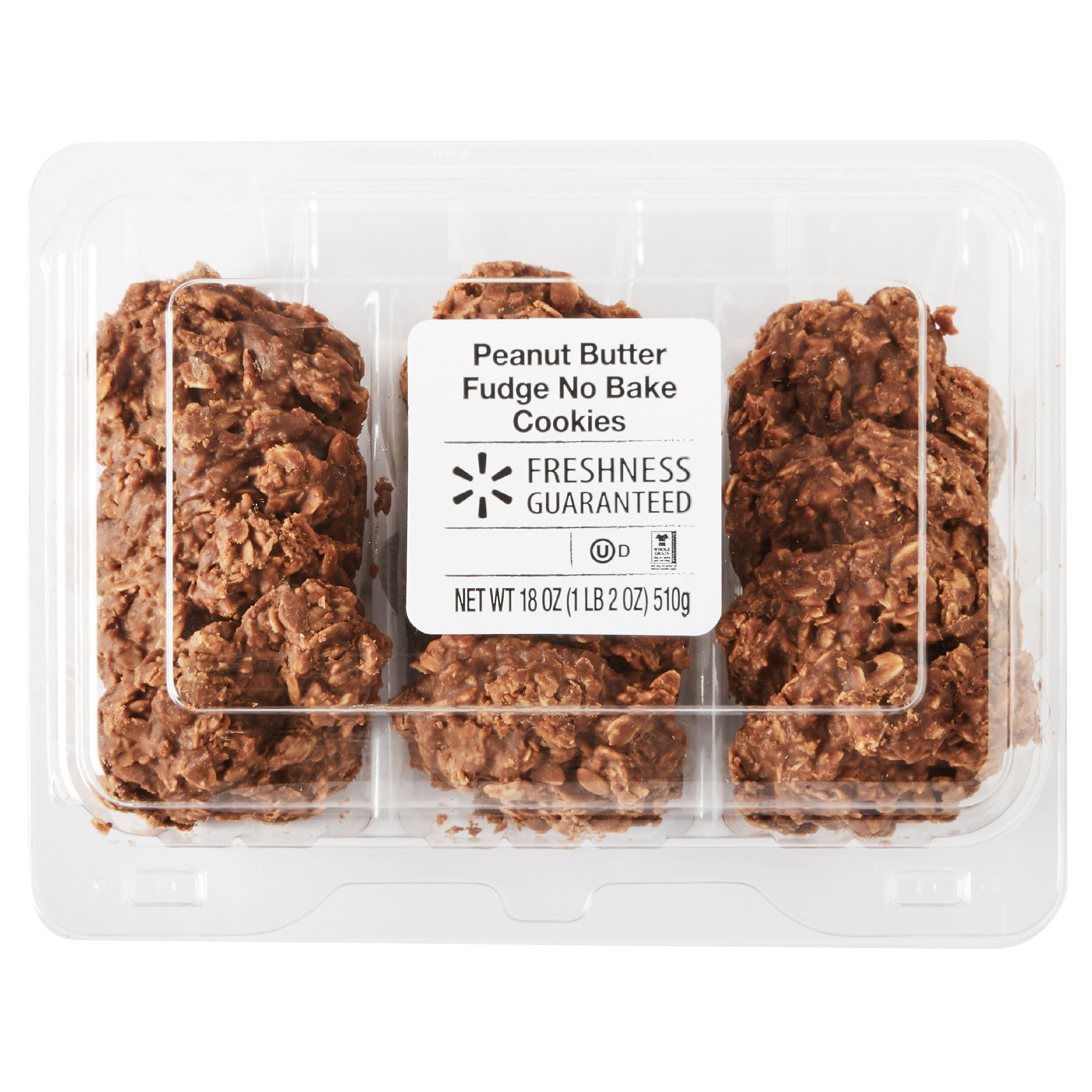 Freshness Guaranteed Peanut Butter Fudge No Bake Cookies, 18 oz, 12 Count
