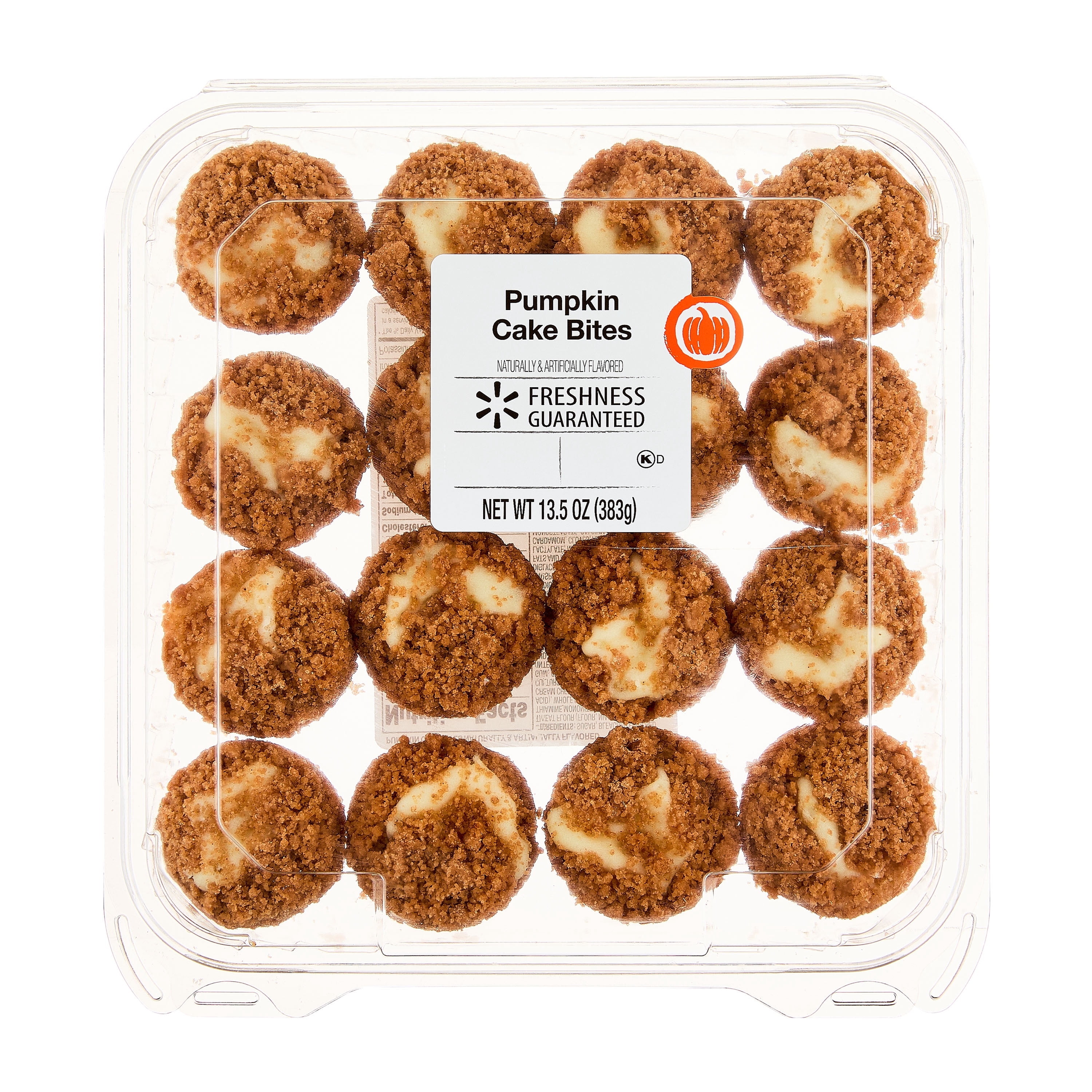 Freshness Guaranteed Pumpkin Cake Bites, 13.5 oz, 16 Count