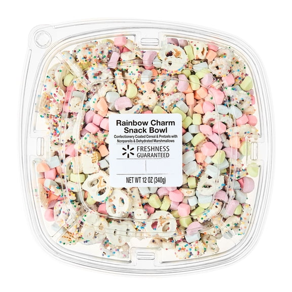 Freshness Guaranteed Rainbow Charm Snack Bowl, 12 oz