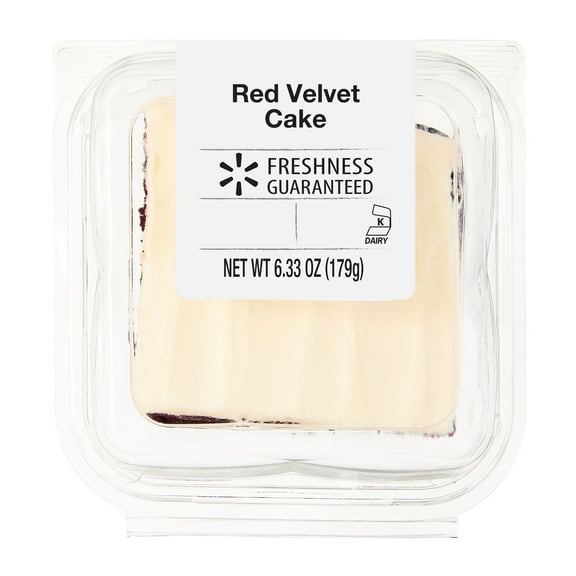 Freshness Guaranteed Red Velvet Cake Square, Baked, 6.33 oz (Refrigerated)
