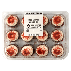 Freshness Guaranteed Red Velvet Mini Cupcakes, 10 oz, 12 Count