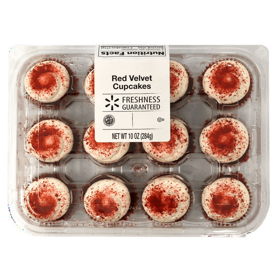 Freshness Guaranteed Red Velvet Mini Cupcakes, 10 oz, 12 Count