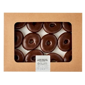 Freshness Guaranteed Regular Donuts with Chocolate Icing, 12 Count