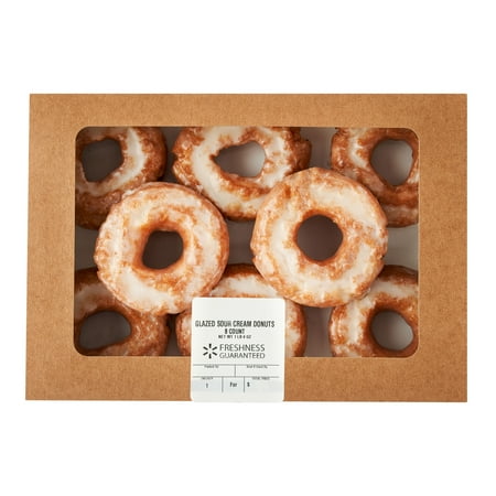 Freshness Guaranteed Glazed Sour Cream Donuts, 20 oz, 8 Count