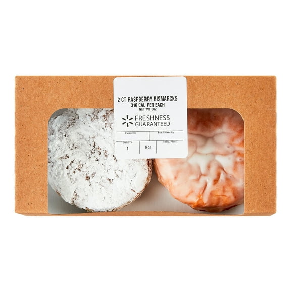 Freshness Guaranteed Regular Raspberry Bismark Donuts, 5 oz, 2 Count