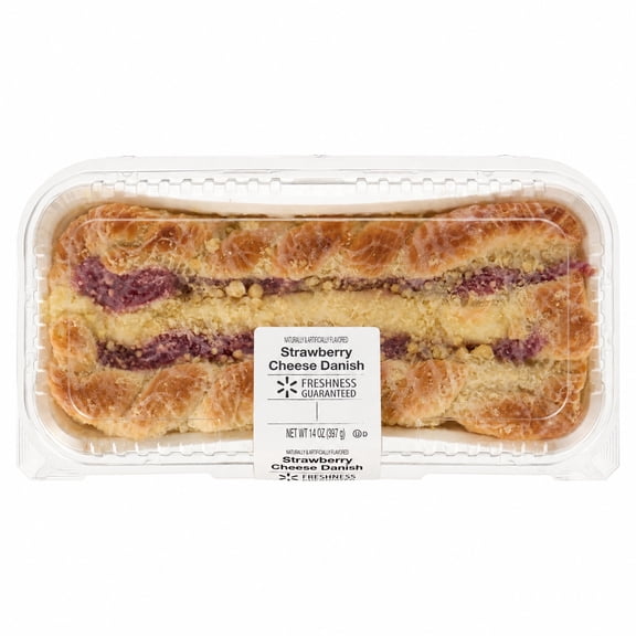 Freshness Guaranteed Strawberry Cheese Danish Pastry, 14 oz