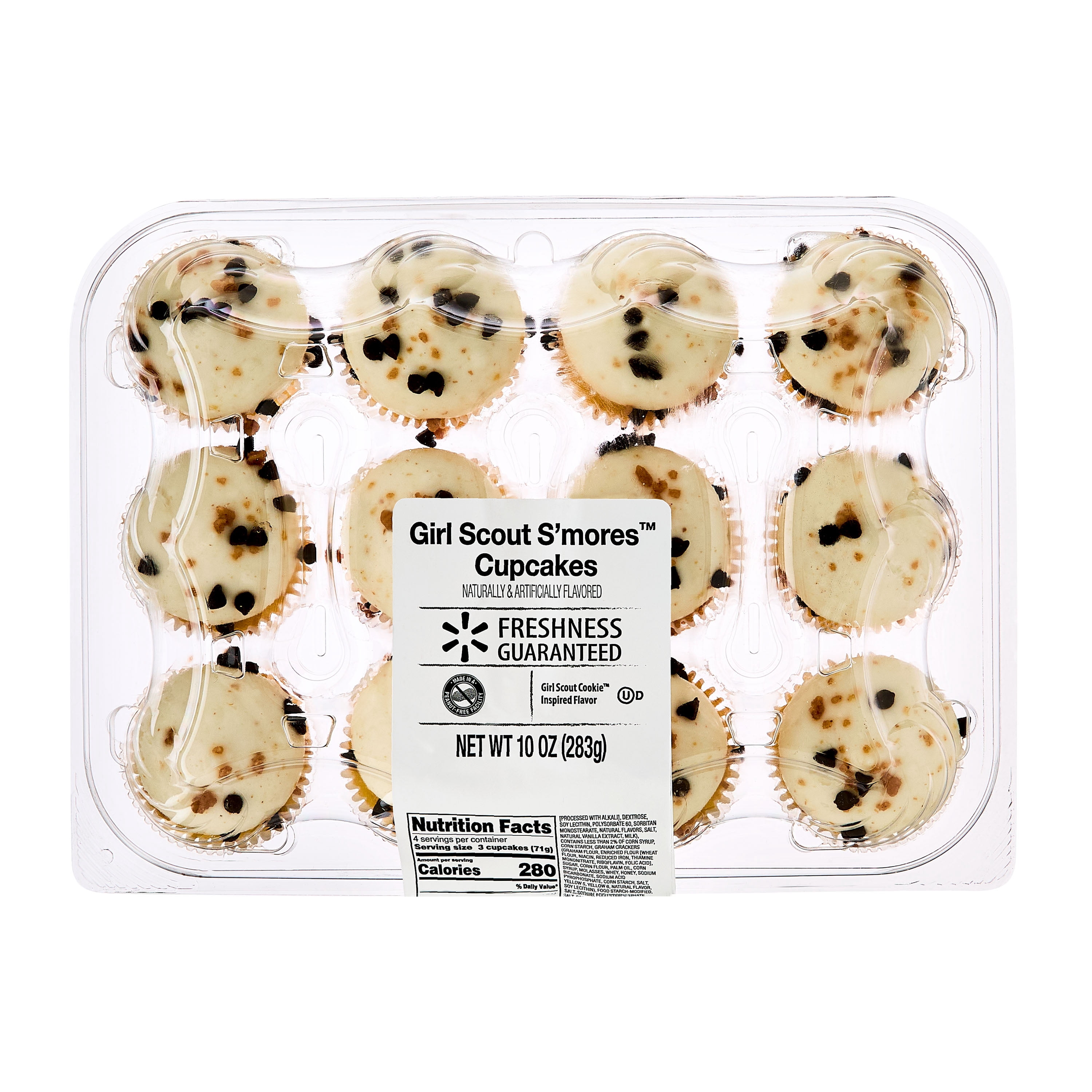 Freshness Guaranteed Girl Scout S'mores Cupcakes, 10 oz, 12 Count