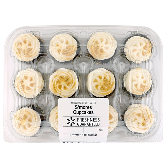 Freshness Guaranteed S'mores Flavored Mini Cupcakes, 12 Count