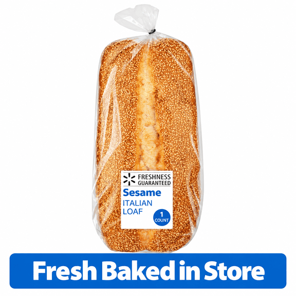 Freshness Guaranteed Sesame Seed Italian Loaf, 14 oz