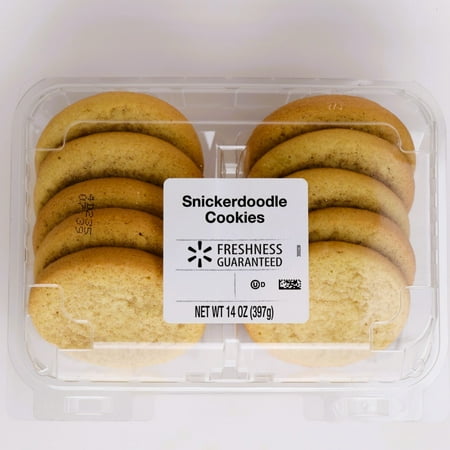 Freshness Guaranteed Snickerdoodle Fresh Round Baked Cookies, 14 oz, 10 Count
