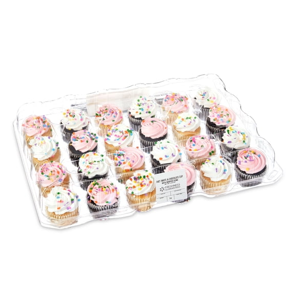 Freshness Guaranteed Special Order Assorted Cupcakes with Whipped Icing, 24 Count