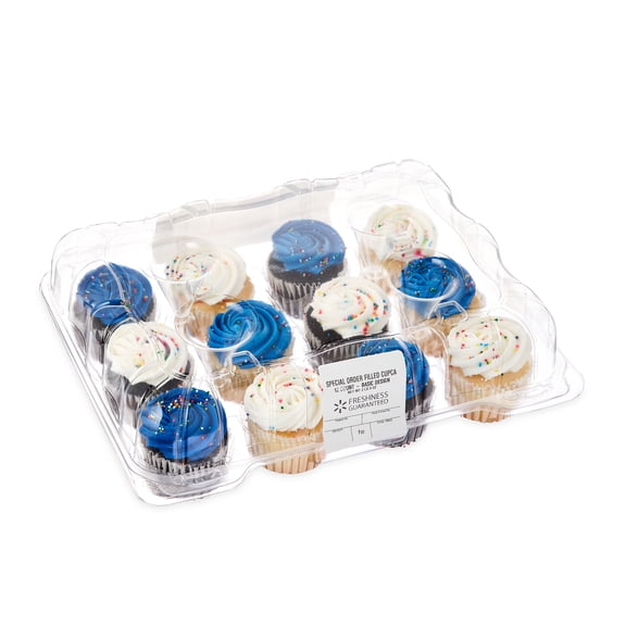 Freshness Guaranteed Filled Cupcakes, 12 Count, Colors Will Vary, Special Order