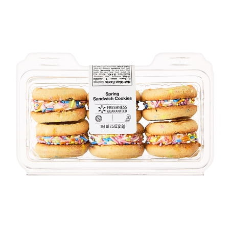 Freshness Guaranteed Spring Sugar Sandwich Cookies, 7.5 oz, 6 Count