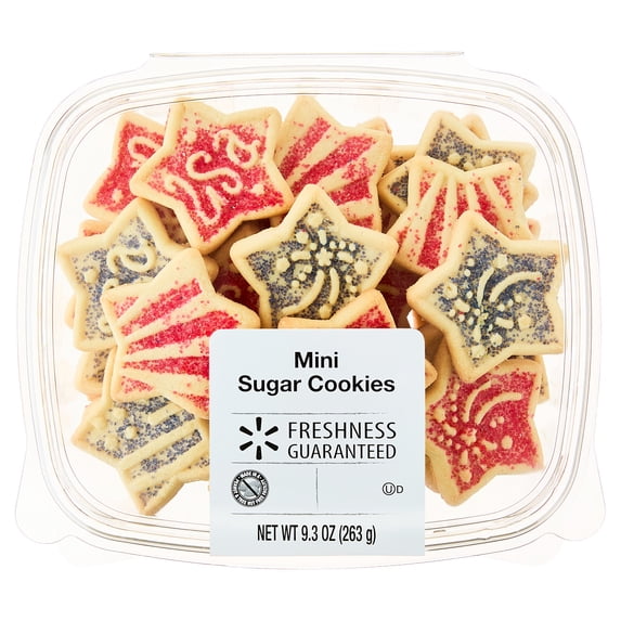 Freshness Guaranteed Mini Star Shaped Sugar Cookies, 9.3 oz