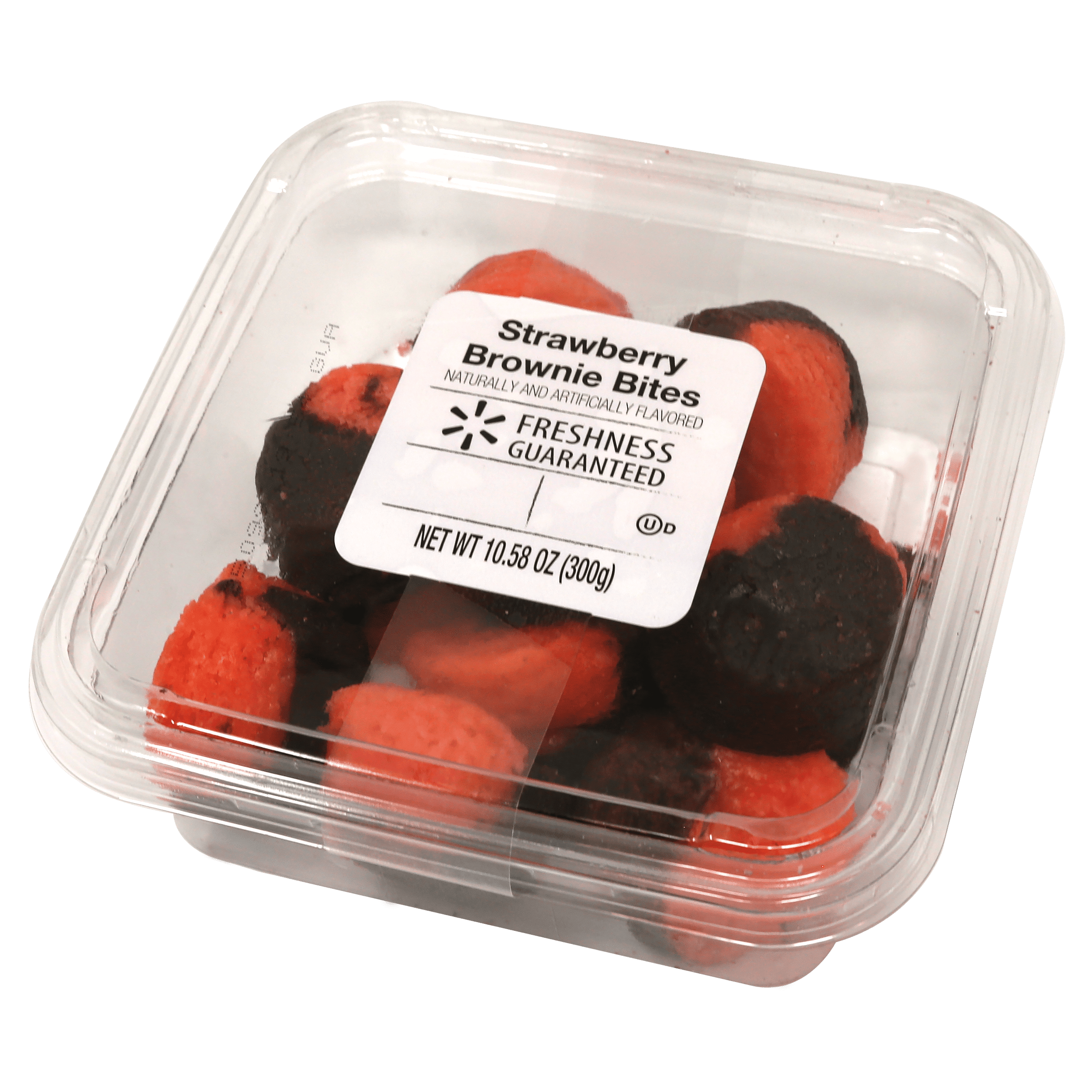Freshness Guaranteed Strawberry Brownie Duo Bites, 10.5 oz, 11 Count, Shelf-Stable, Moist, Baked, Dessert