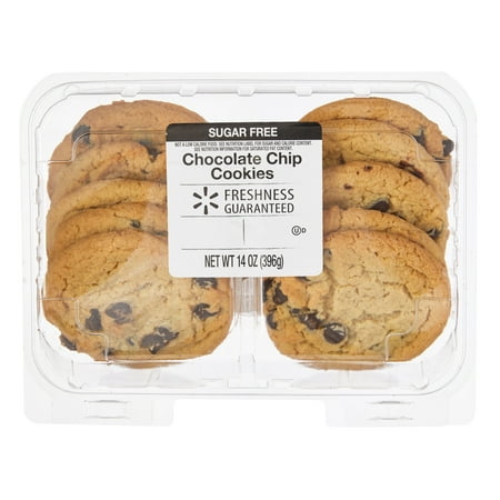 Freshness Guaranteed Sugar Free Chocolate Chip Cookies, 14 oz, 10 Count