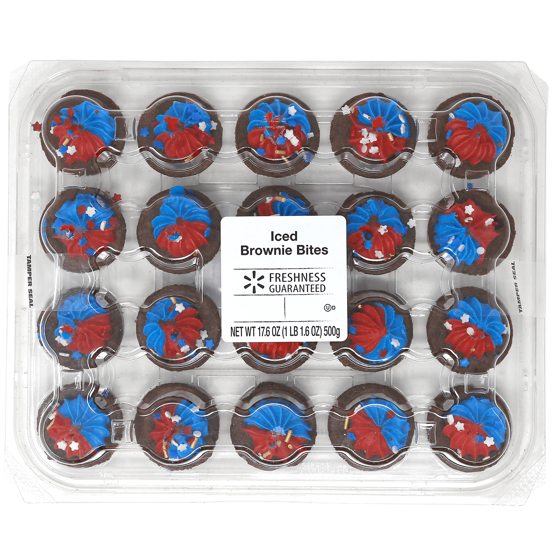 Freshness Guaranteed Summer Iced Brownie Tray, 17.6 oz, 20 Count