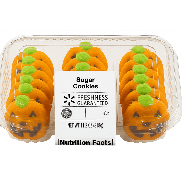 Freshness Guaranteed Tri Pumpkin Face Sugar Baked Cookies, 11.2 oz