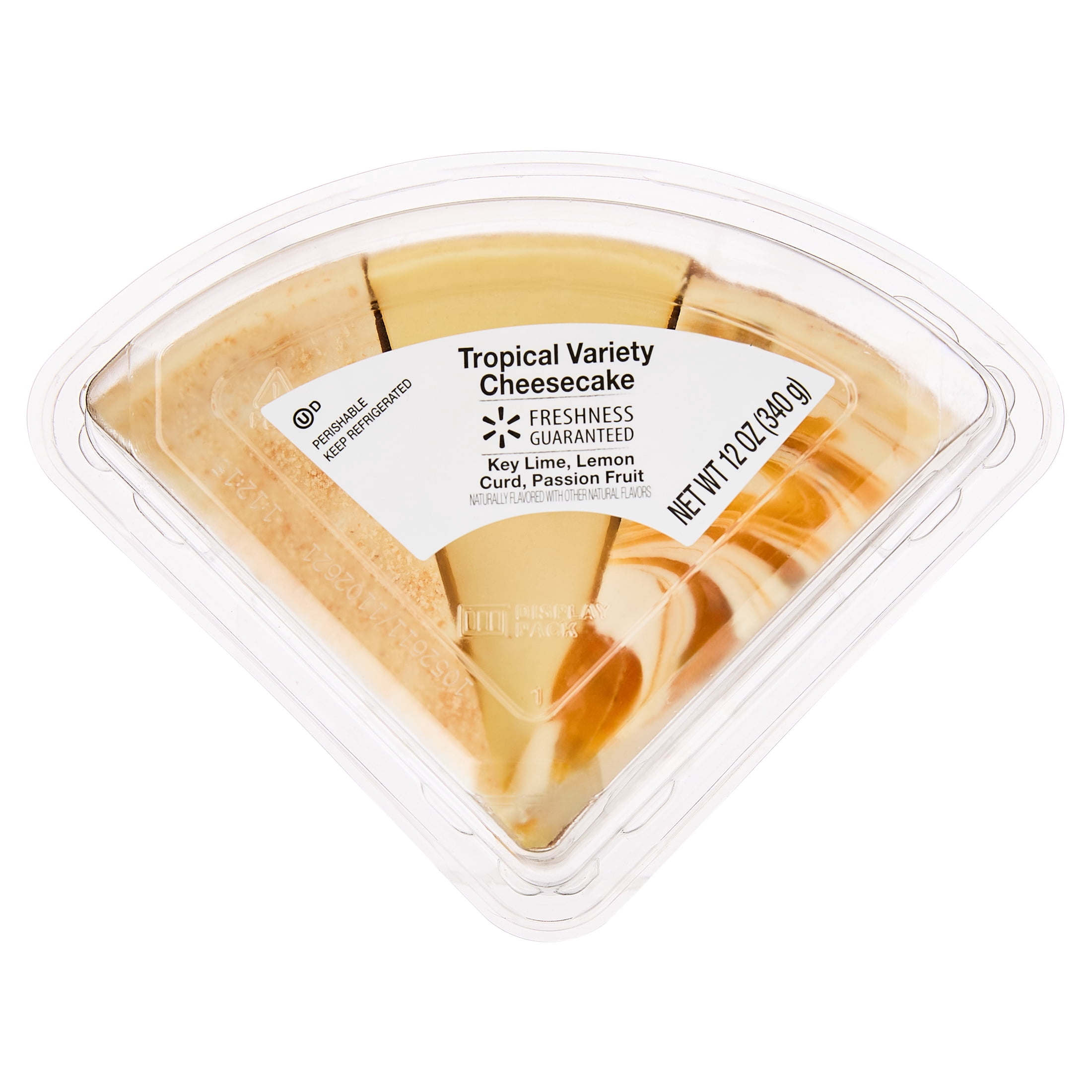 Freshness Guaranteed Tropical Variety Cheesecake Slices, 12 oz, 3 Count (Refrigerated)