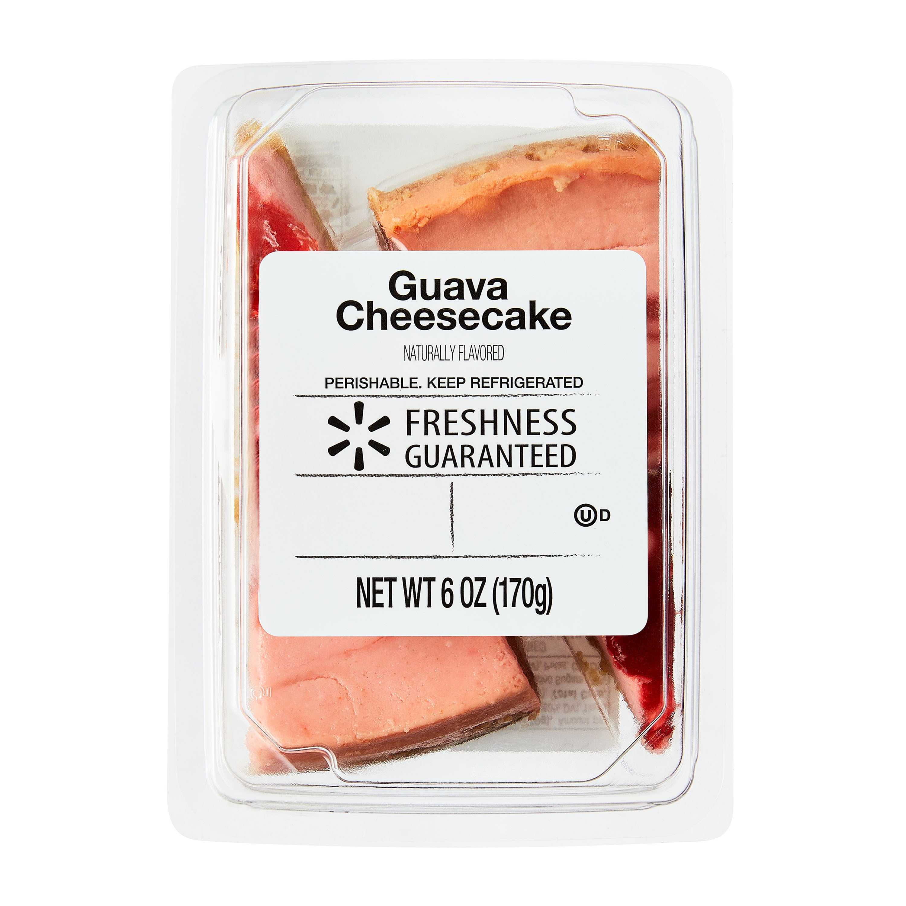 Freshness Guaranteed Guava Cheesecake Slices, 6 oz, 2 Count (Refrigerated)