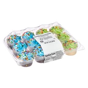Freshness Guaranteed Vanilla & Chocolate Mini Cupcakes, 10 oz, 12 Count