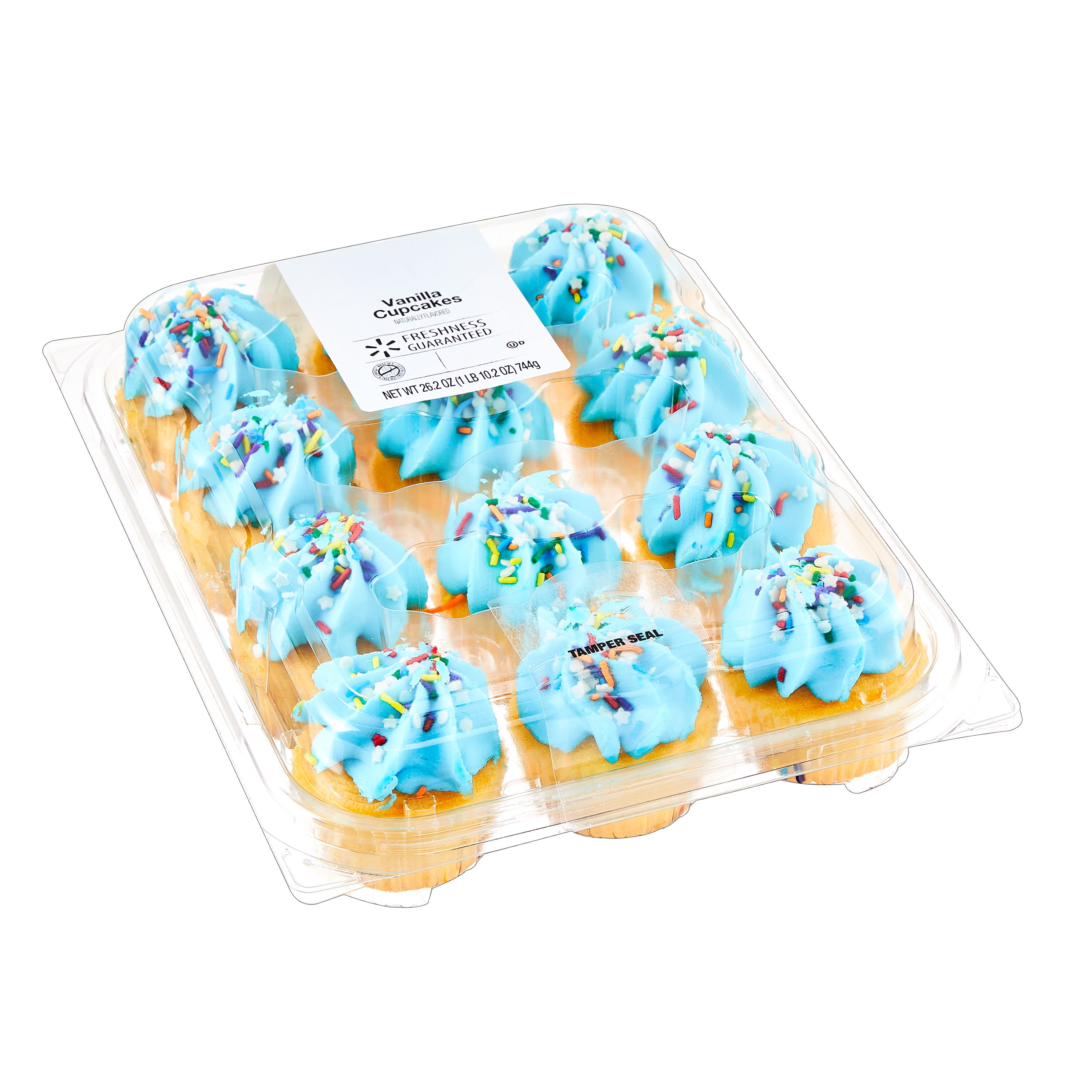 Freshness Guaranteed Vanilla Cupcakes, 26.2 oz, 12 Count