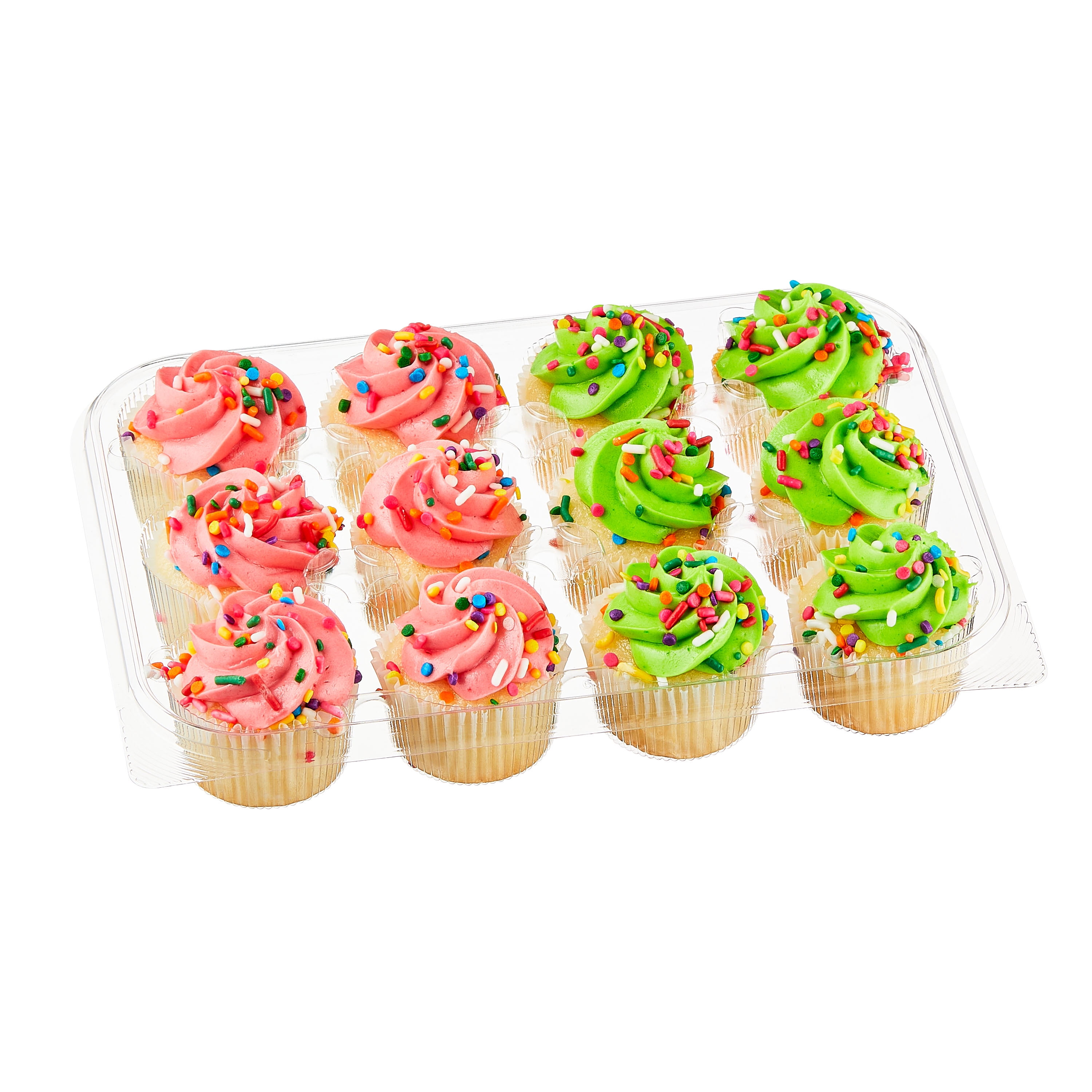 Mini Cupcake Containers - 12-Compartment Containers (20 Count