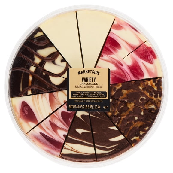 Marketside Variety Cheesecake, 40 oz, 12 Slices (Refrigerated)