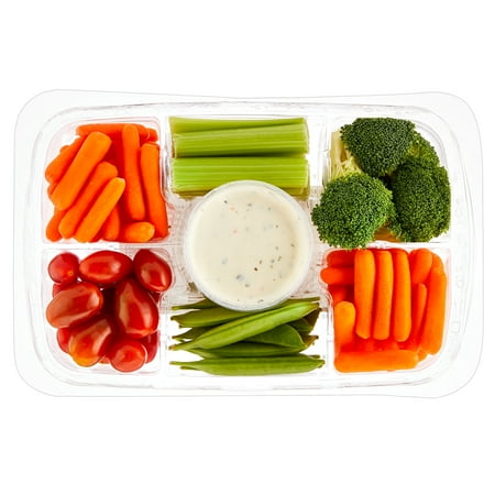 Freshness Guaranteed Vegetable Tray with Ranch Dip, 20 oz